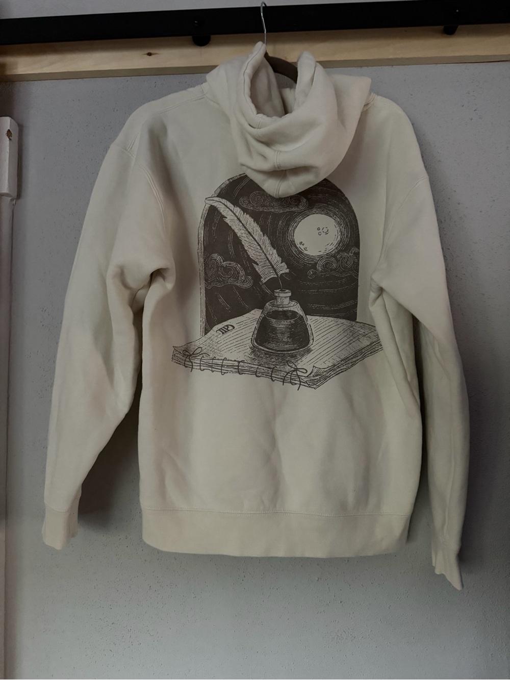 Taylor Swift TTPD The Manuscript Edition Cream Hoodie - Size M